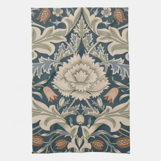William Morris Severn Floral Garden Flower Classic Kitchen Towel (Vertical)