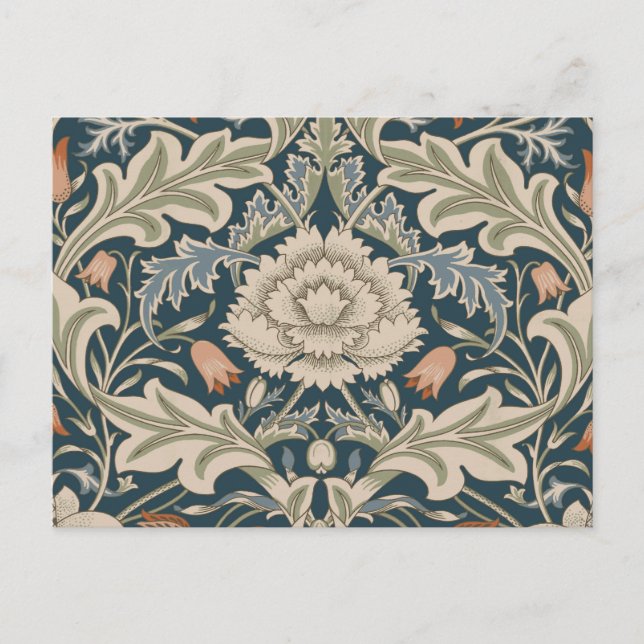 William Morris Severn Floral Garden Flower Classic Postcard
