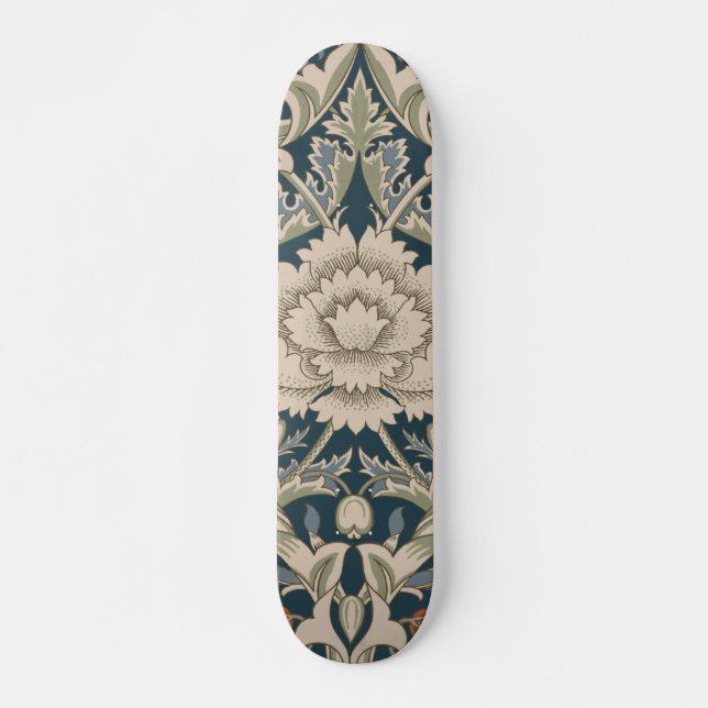 William Morris Severn Floral Garden Flower Classic Skateboard (Front)