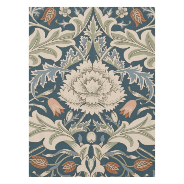 William Morris Severn Floral Garden Flower Classic Tablecloth (Front)
