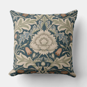 William Morris Severn Floral Garden Flower Classic Throw Pillow