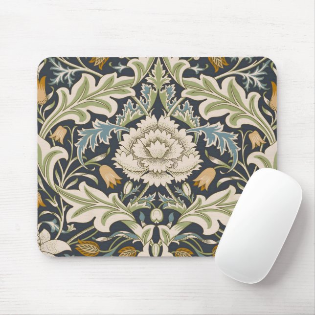 William Morris Severn Floral Pattern Classic Mouse Pad (With Mouse)