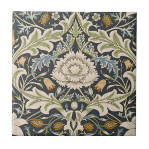 William Morris Severn Floral Pattern Classic Tile