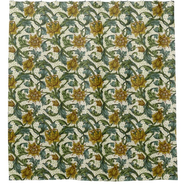 William Morris Single Stem Floral Pattern (Front)