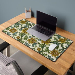 William Morris Single Stem Floral Pattern Desk Mat
