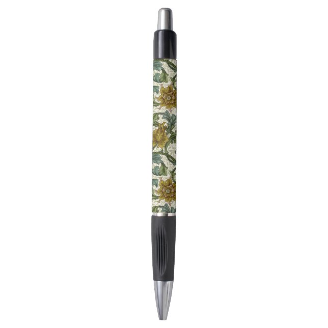William Morris Single Stem Floral Pattern Pen (Front Vertical)
