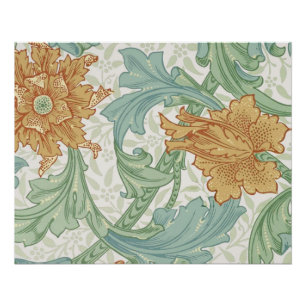 William Morris Single Stem Floral Pattern Poster