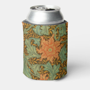 William Morris Single Stem Pattern Art Nouveau Can Cooler
