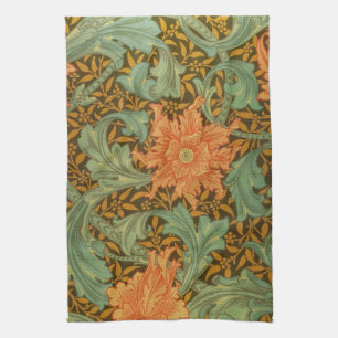 William Morris Single Stem Pattern Art Nouveau Kitchen Towel