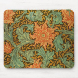 William Morris Single Stem Pattern Art Nouveau Mouse Pad