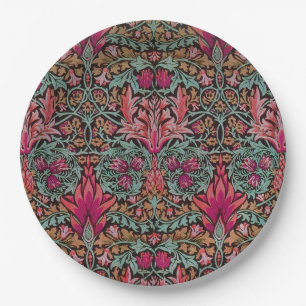 William Morris Snakehead Pattern Paper Plate