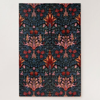 William Morris Snakeshead Dark Pattern Jigsaw Puzzle