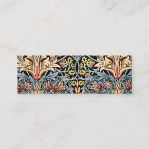 William Morris Snakeshead Design Mini Business Card