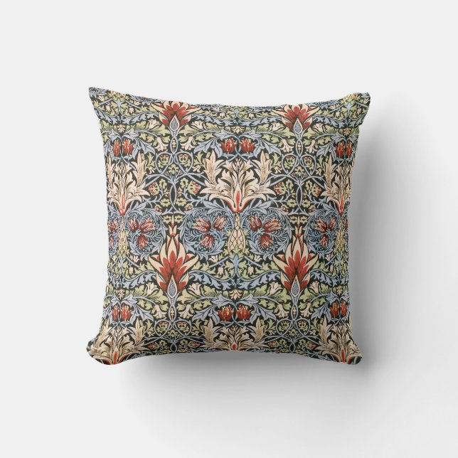 William Morris Snakeshead Design Pillow (Front)