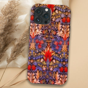 William Morris Snakeshead Exotic Pattern iPhone 15 Mini Case