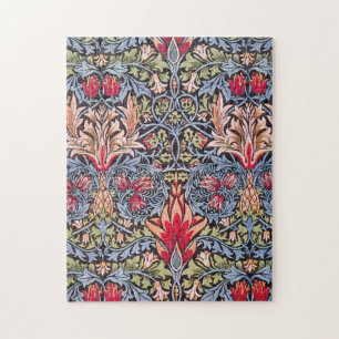 William Morris Snakeshead Floral Art Nouveau Jigsaw Puzzle