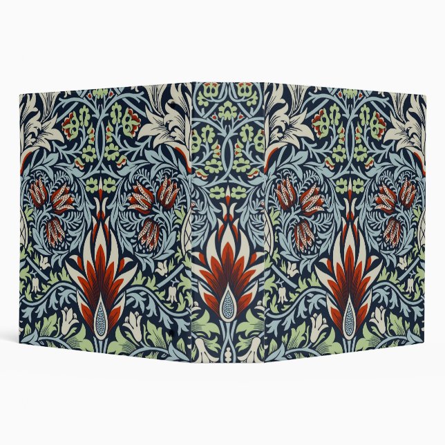 William Morris Snakeshead Floral Classic Botanical Binder (Background)