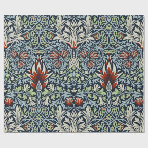 William Morris Snakeshead Floral Classic Botanical Wrapping Paper