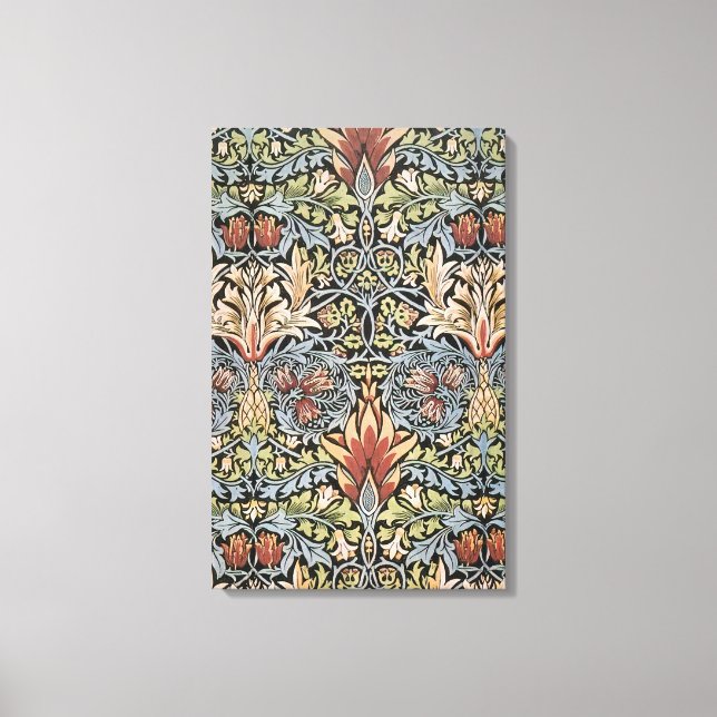 William Morris - SNAKESHEAD PRINTED TEXTILE 1876 Canvas Print (Front)
