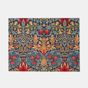 William Morris Snakeshead Red Version Doormat