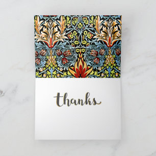 William Morris - Snakeshead Thank You Card