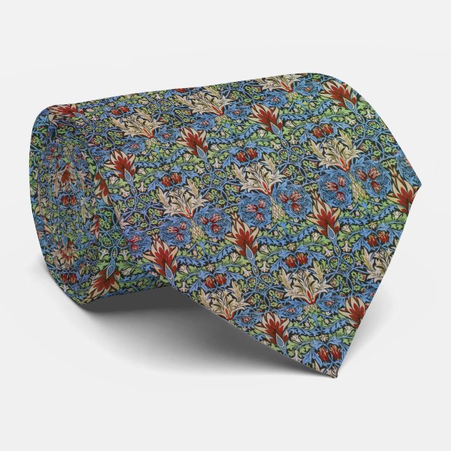 William Morris Snakeshead Tie (Rolled)