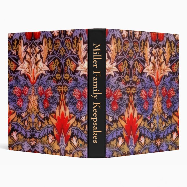 William Morris Snakeshead Vintage Floral Binder (Background)