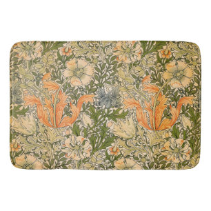 William Morris Spring Compton Flower Festival Bath Mat