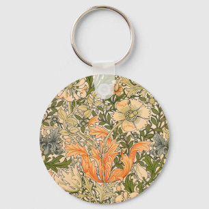 William Morris Spring Compton Flower Festival Keychain