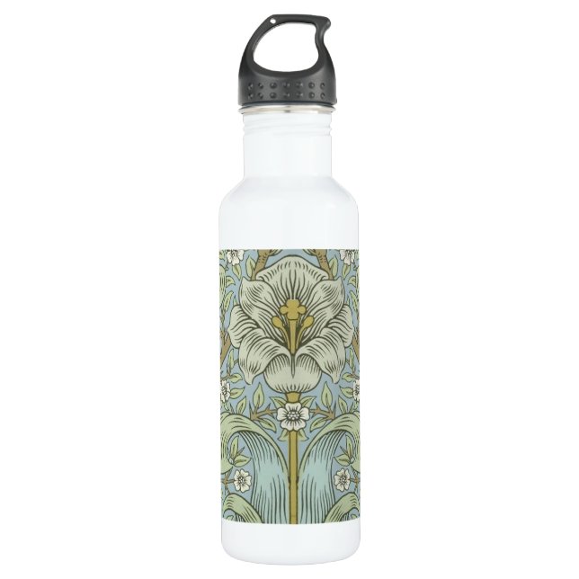 William Morris Spring Thicket: Antique Floral 710 Ml Water Bottle (Front)