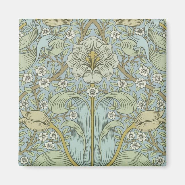 William Morris Spring Thicket: Antique Floral Magnet (Front)