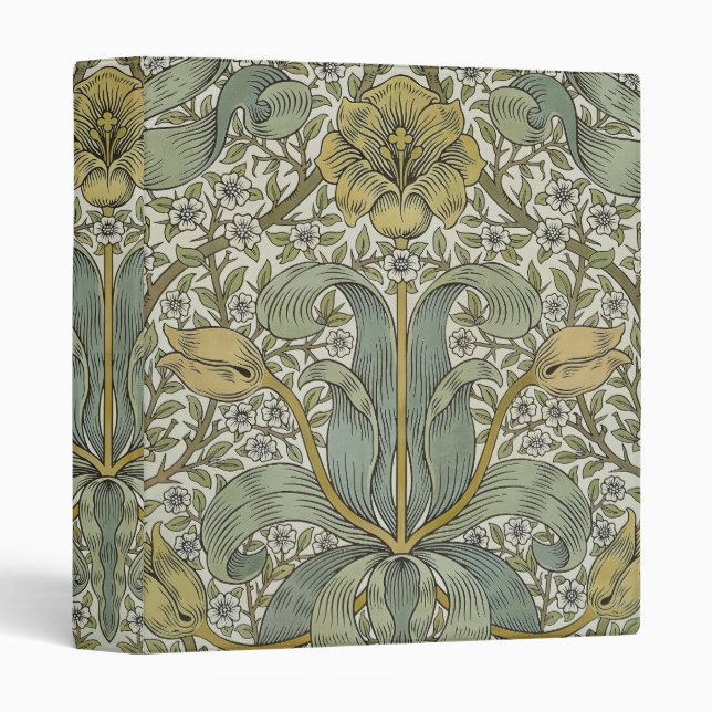 William Morris Spring Thicket Classic Pattern Binder (Front/Spine)