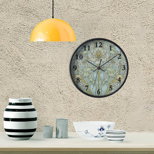 William Morris Spring Thicket Classic Pattern Clock