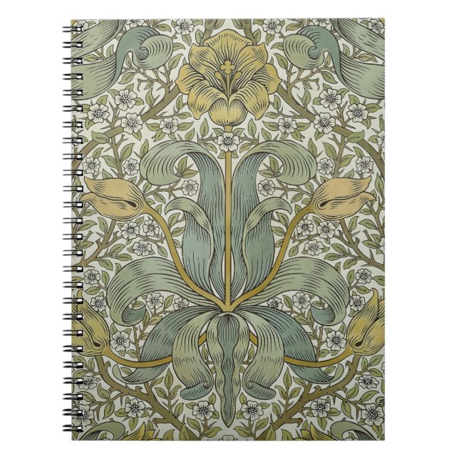 William Morris Spring Thicket Classic Pattern Notebook (Front)