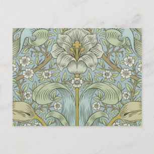 William Morris Spring Thicket Classic Pattern Postcard