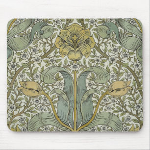 William Morris Spring Thicket Yellow Floral Art Mouse Pad