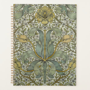 William Morris Spring Thicket Yellow Floral Art Planner
