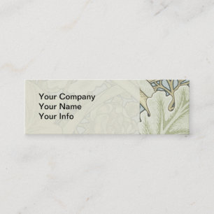 William Morris St James Acanthus Wallpaper Mini Business Card