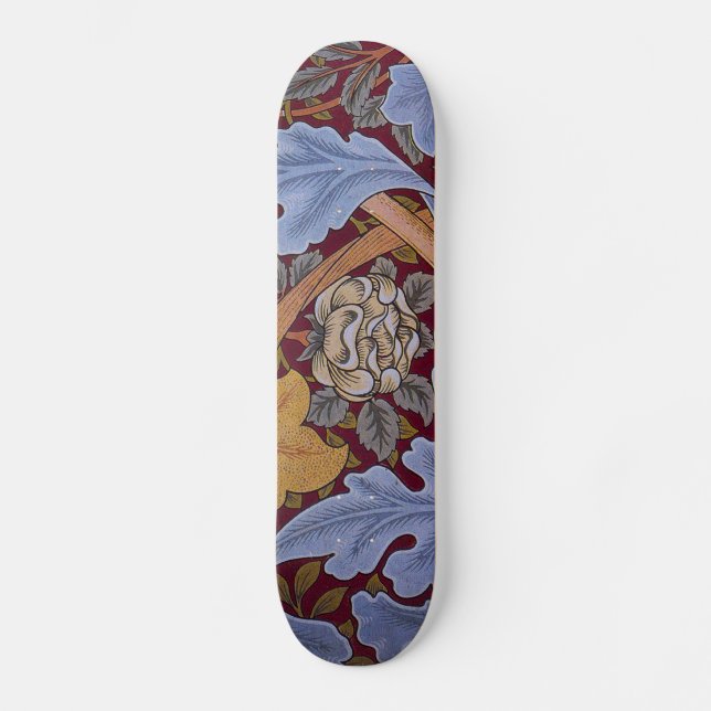 William Morris St James Acanthus Wallpaper Skateboard (Front)