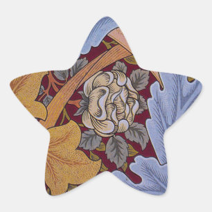William Morris St James Acanthus Wallpaper Star Sticker