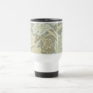 William Morris St James Acanthus Wallpaper Travel Mug