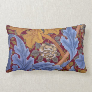 William Morris St. James Vintage Damask Lumbar Pillow