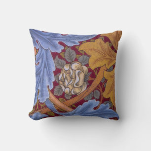 William Morris St. James Vintage Damask Throw Pillow