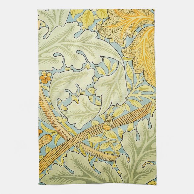 William Morris St. James Wallpaper Pattern Kitchen Towel (Vertical)