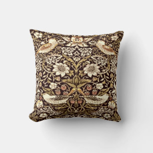 William Morris "Strawberry Thief" #2 Throw Pillow