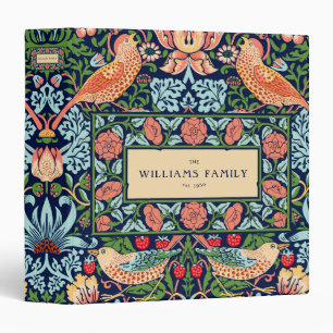 William Morris Strawberry Thief 3 Classeur