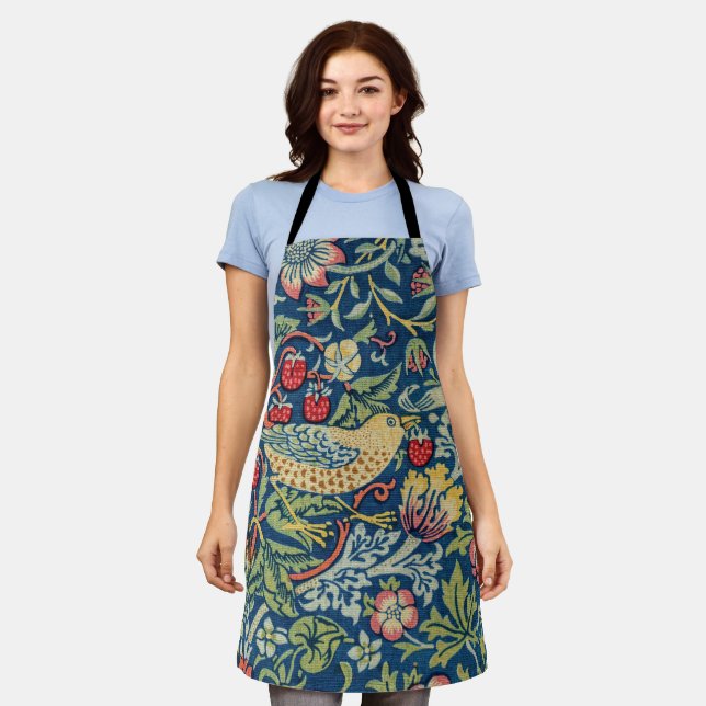 William Morris - Strawberry Thief Apron (Worn)