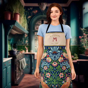 William Morris Strawberry Thief Apron