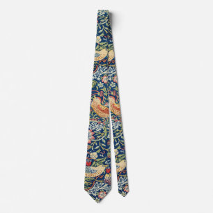 William Morris Strawberry Thief Art Print Vintage  Tie