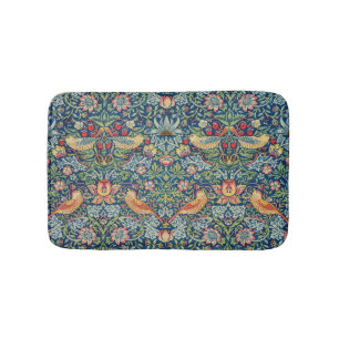 William Morris - Strawberry Thief Bath Mat